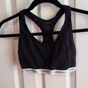 Calvin Klein Black Lounge Bra